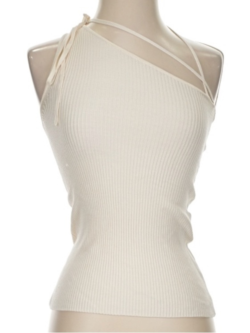 Attire the Studio Silk One-Shoulder Knit Top